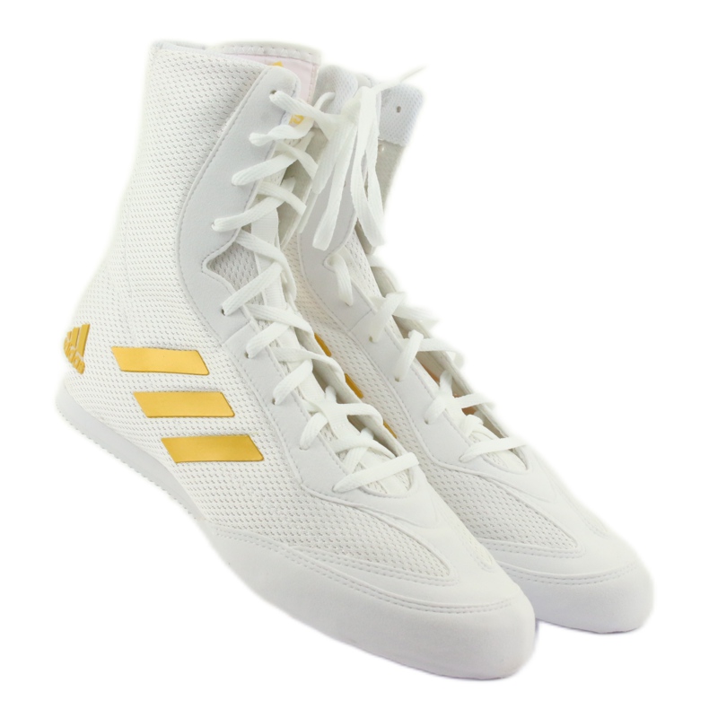 Pantofi de box Adidas Box Hog Plus alb 4