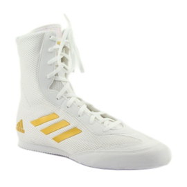 Pantofi de box Adidas Box Hog Plus alb 1