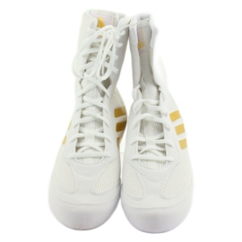 Pantofi de box Adidas Box Hog Plus alb 3