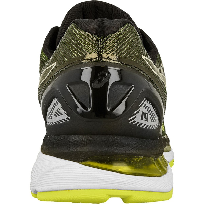 Pantofi de alergare Asics Gel-Nimbus 19 M T700N-9007 negru galben 2