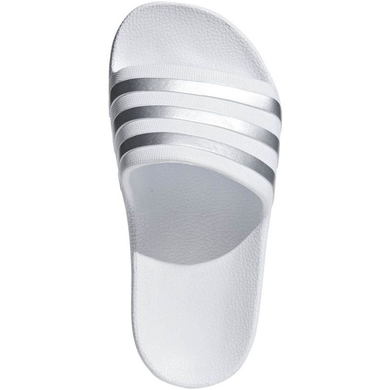 Papuci Adidas Adilette Aqua K Jr F35555 alb 2