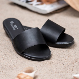 Clowse Papuci negri clasici negru 1 Clowse Papuci negri clasici negru 1