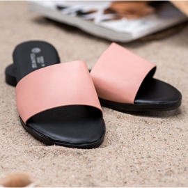 Clowse Papuci clasici cu pulbere roz 1 Clowse Papuci clasici cu pulbere roz 1