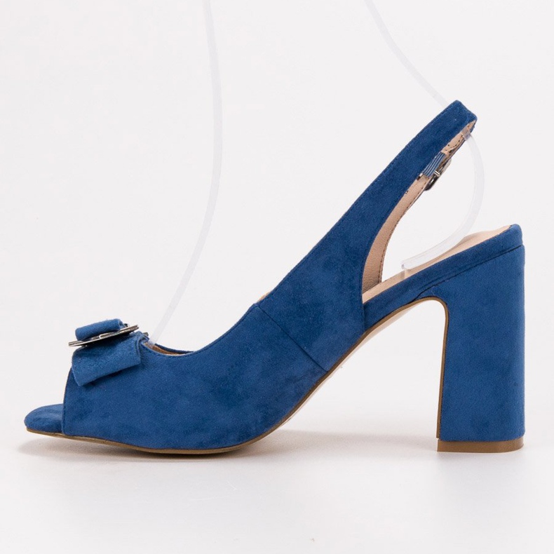 SHELOVET Sandale pe o bară albastru 1