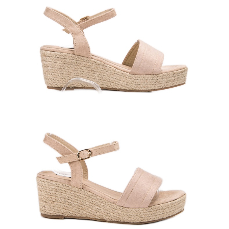 Vices Sandale pe platformă maro 2