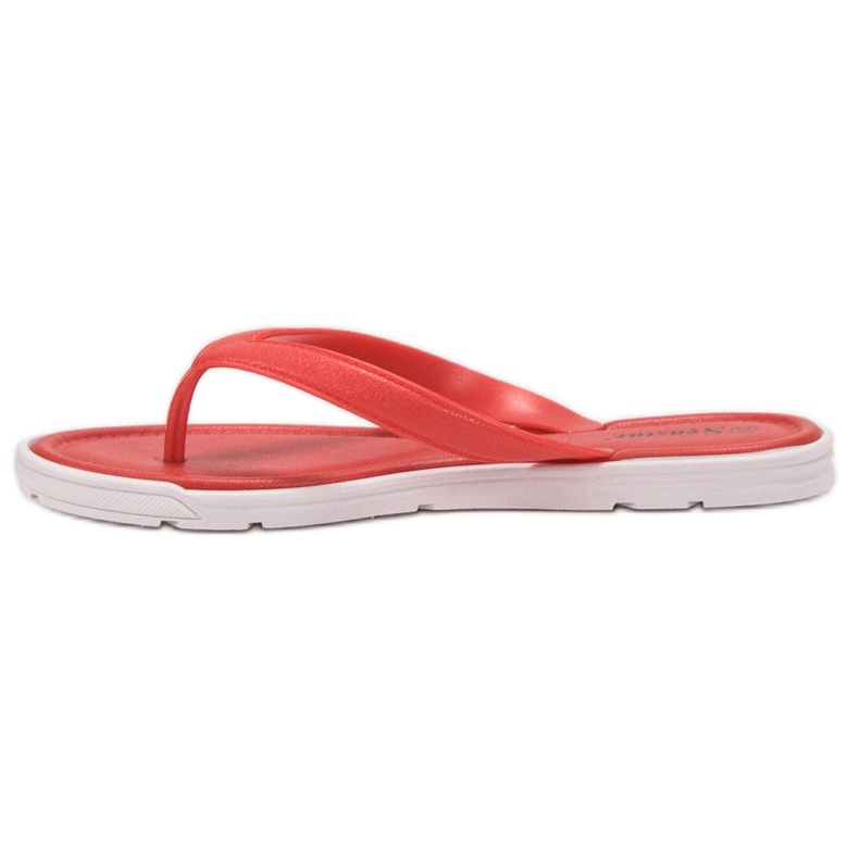 Seastar Flip-flops din cauciuc roșu 1