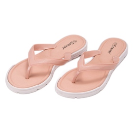 Seastar Flip-flops din cauciuc roz 2