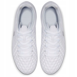 Pantofi de fotbal Nike Tiempo Legend 8 Club FG / MG Jr AT5881-100 multicolor alb 2