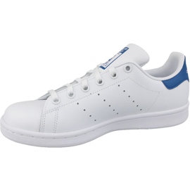 Pantofi albi Adidas Stan Smith Jr S74778 1