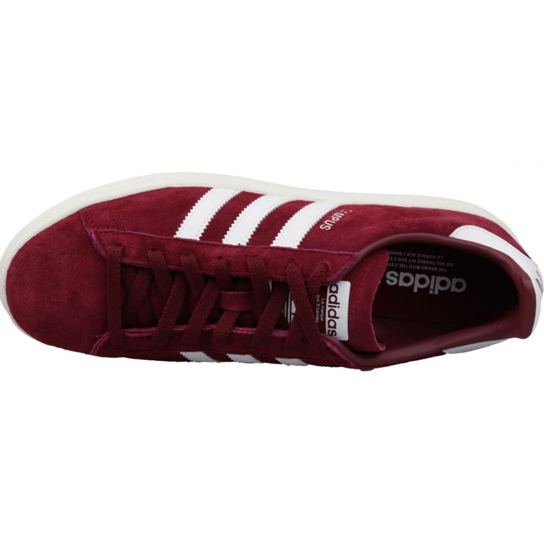 Pantofi Adidas Originals Campus M BZ0087 burgundy multicolor 2