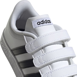 Pantofi Adidas Vl Court 2.0 Cmf C alb Jr DB1837 4