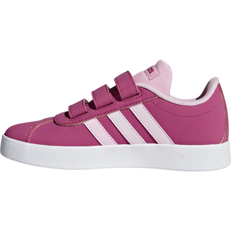Pantofi Adidas Vl Court 2.0 Cmf C roz Jr F36394 2