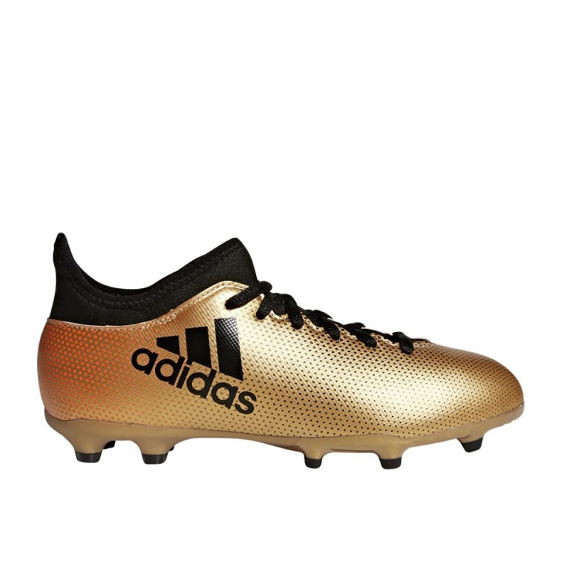Ghete de fotbal Adidas X 17.3 Fg Jr CP8990 aur alb de aur 1