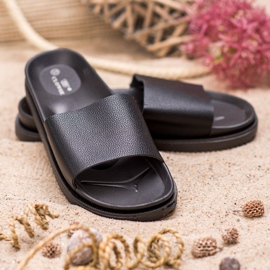 Clowse Papuci negri pentru femei negru 2