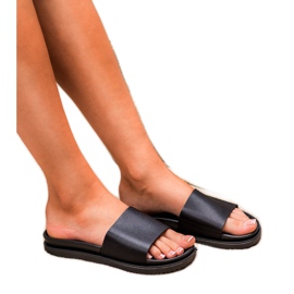 Clowse Papuci negri pentru femei negru 1