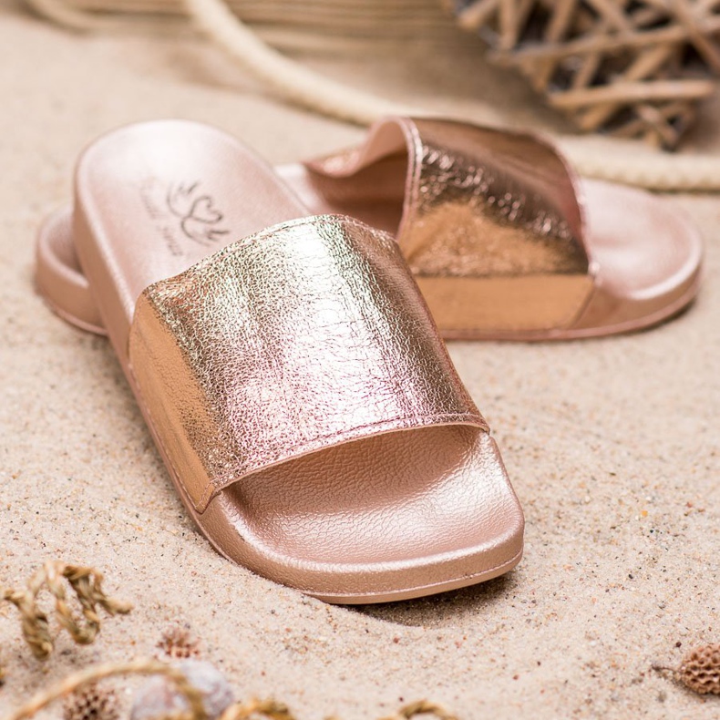 Small Swan Papuci Casual pentru femei galben 1