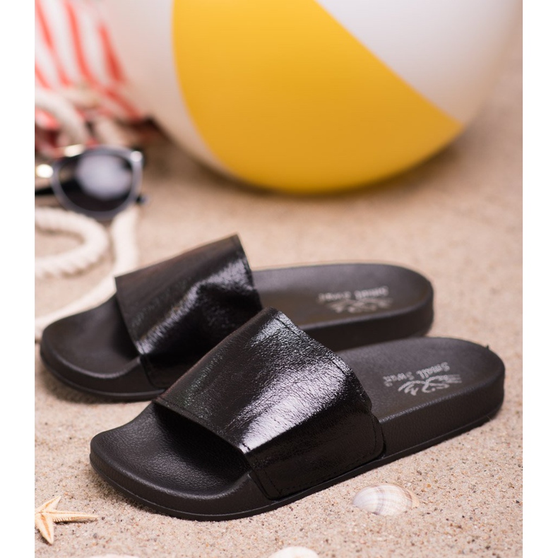 Small Swan Papuci Casual pentru femei negru 2