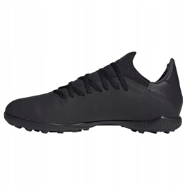 Ghete de fotbal Adidas X 19.3 Tf M F35373 negru negru 1