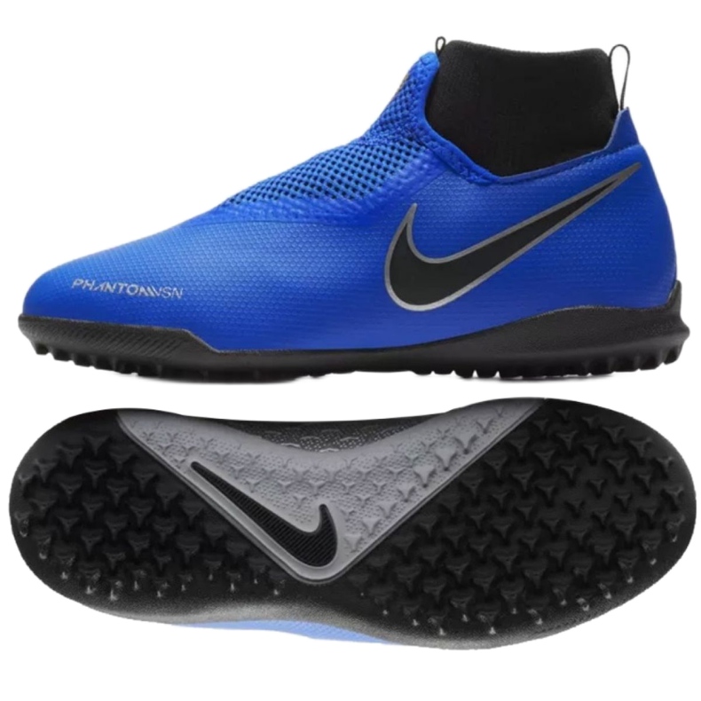 Pantofi de fotbal Nike Phantom Vsn Academy Df Tf Jr AO3292-400 albastru albastru 1