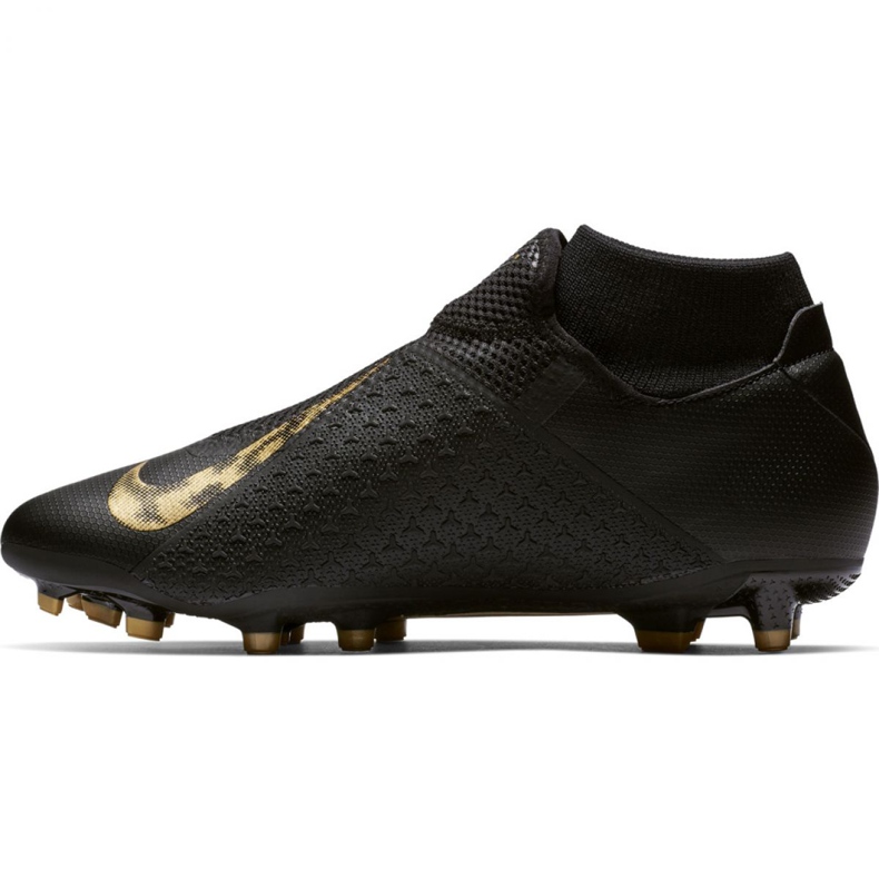 Pantofi de fotbal Nike Phantom Vsn Academy Df FG / MG M AO3258-077 negru negru 2 Pantofi de fotbal Nike Phantom Vsn Academy Df FG / MG M AO3258-077 negru negru 2