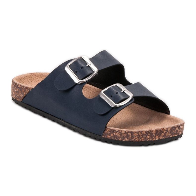 Seastar Papuci bleumarin cu cataramă albastru 1 Seastar Papuci bleumarin cu cataramă albastru 1