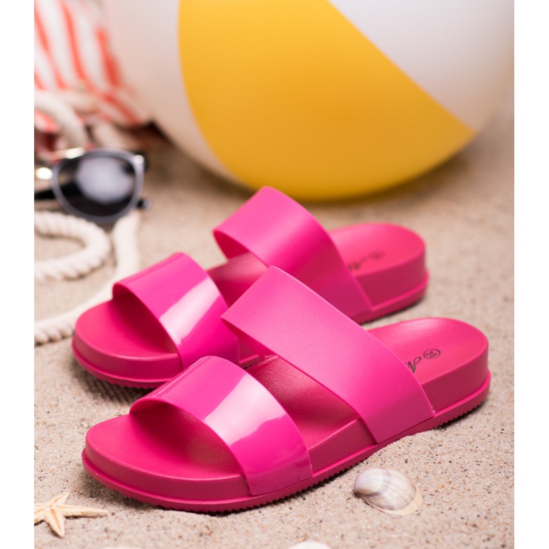 SHELOVET Papuci de cauciuc la modă roz 1