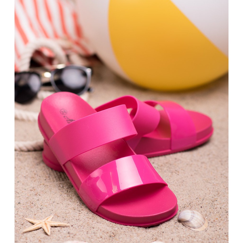 SHELOVET Papuci de cauciuc la modă roz 2