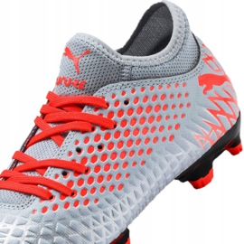 Ghete de fotbal Puma Future 4.4 Fg / Ag Jr 105696-01 multicolor gri 2