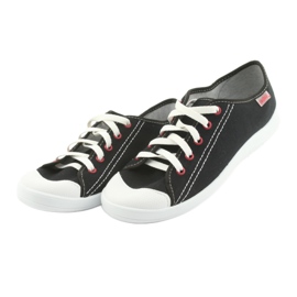 Pantofi pentru tineret Befado 244Q019 alb negru 3