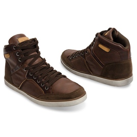Adidași înalți Camel XF117 maro 1