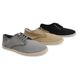 Adidași Espadrile Straw 8740 Talpă camel maro 1