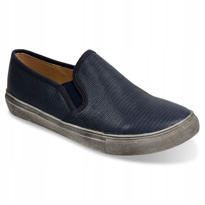 Slip On Sneakers Slip On 2207 Blue Navy albastru marin 1
