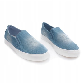 Blugi Slip On K-89 Blue albastru marin albastru 2