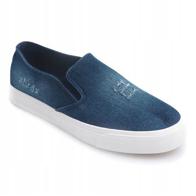 Blugi Slip On K-89 Blue Navy albastru marin albastru 1