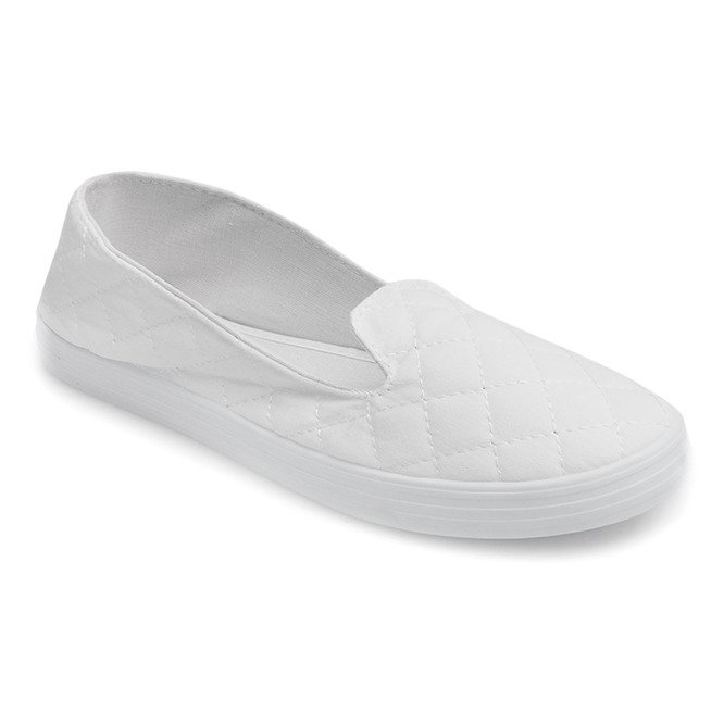 Adidași albi Slip On V30 1