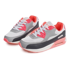 Adidași sport B306A-38 Alb negru gri multicolor 2