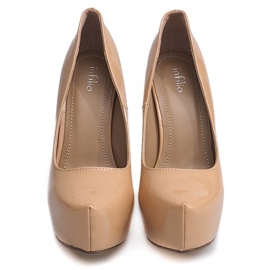 Știfturi lăcuite pe platforma LE107 Beige bej 1