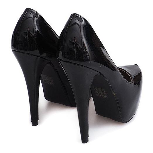 Știfturi lăcuite pe platforma LE107 Black negru 1