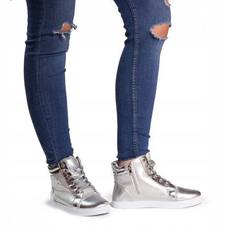 Adidași Adidași de top R17 Argintiu gri 2