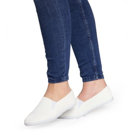 Lycra HB-1 Adidași alunecați albi 1