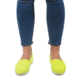 Lycra PT7205 Adidași alunecați galbeni 2