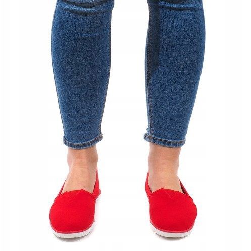 Tenisi Lycra 8525 Red Slip-On roșu 1