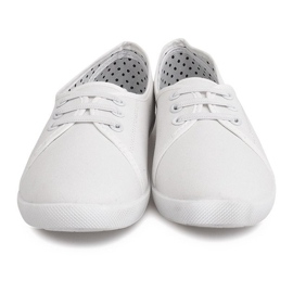 Adidași Tied Slip On BE43 White alb 1