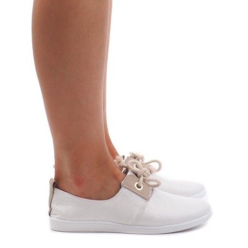 VT80-3 Adidași cu cordon argintiu gri 1