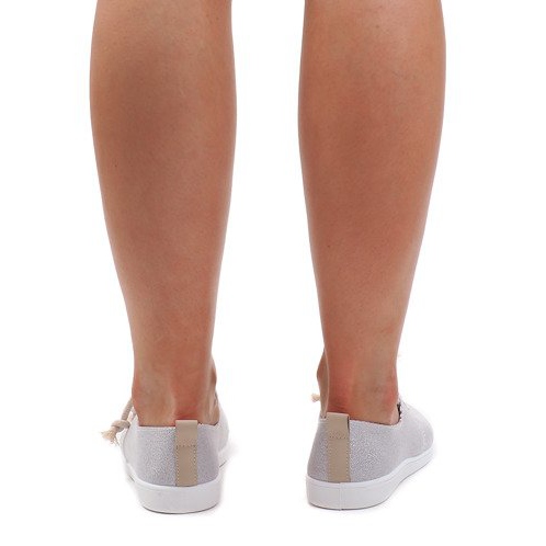 VT79-3 Adidași cu cordon argintiu gri 1