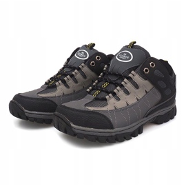 Pantofi de trekking bărbați gri M317 negru multicolor 1