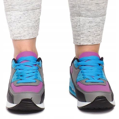 Adidași sport H2002-3 negru multicolor 1