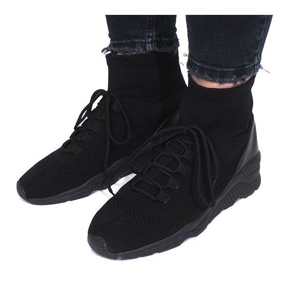 Pantofi sport Marthe negri negru 1