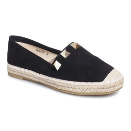Espadrile soare de aur negru 1