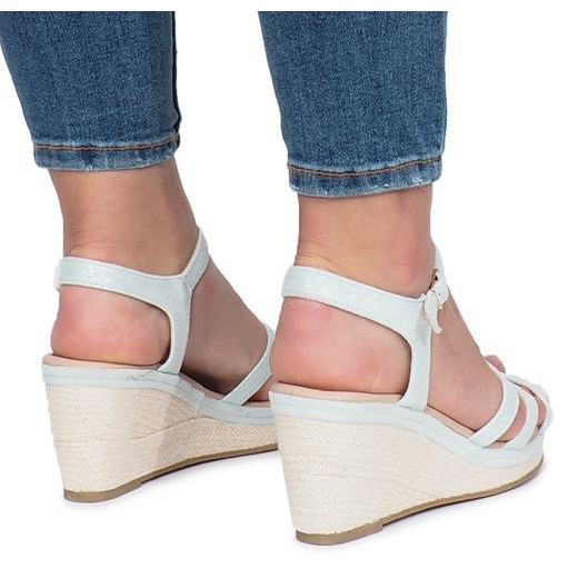 Sandale cu pană verde Glavel 1 Sandale cu pană verde Glavel 1